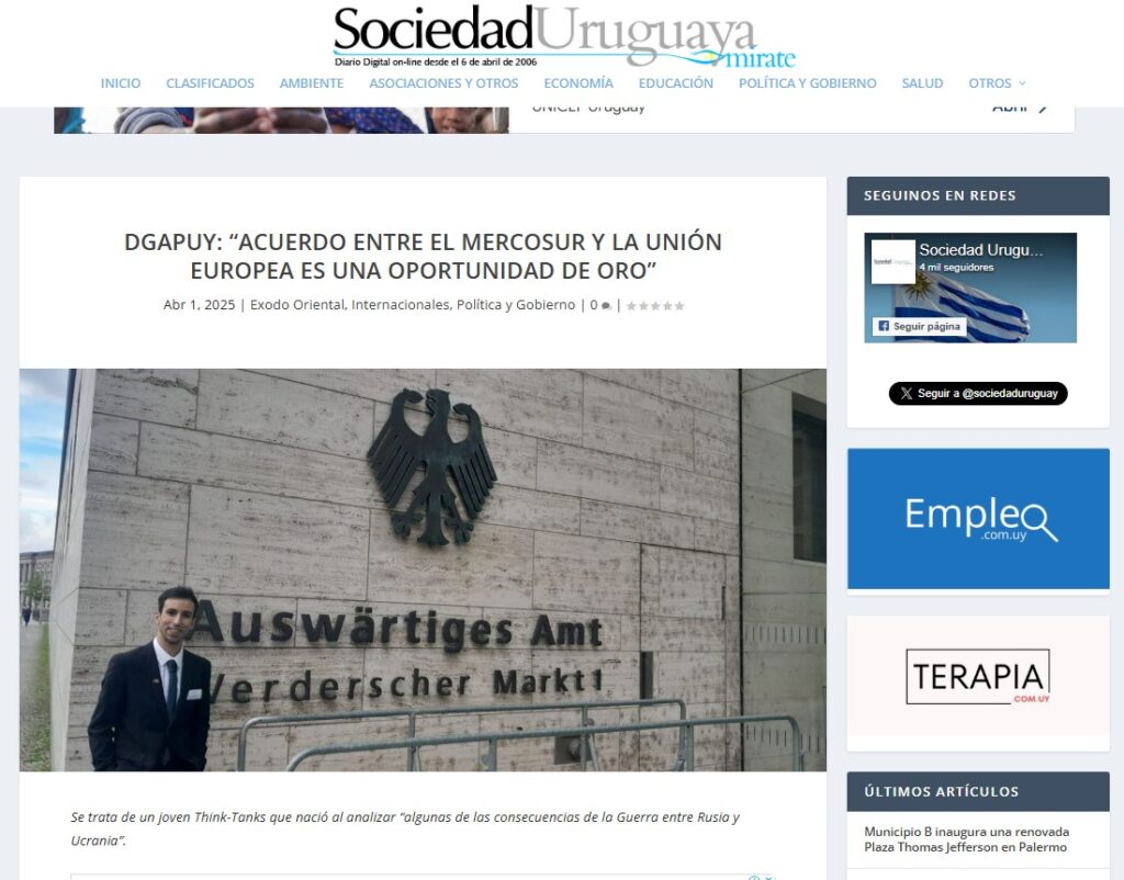 Entrevista. Primera Pagina