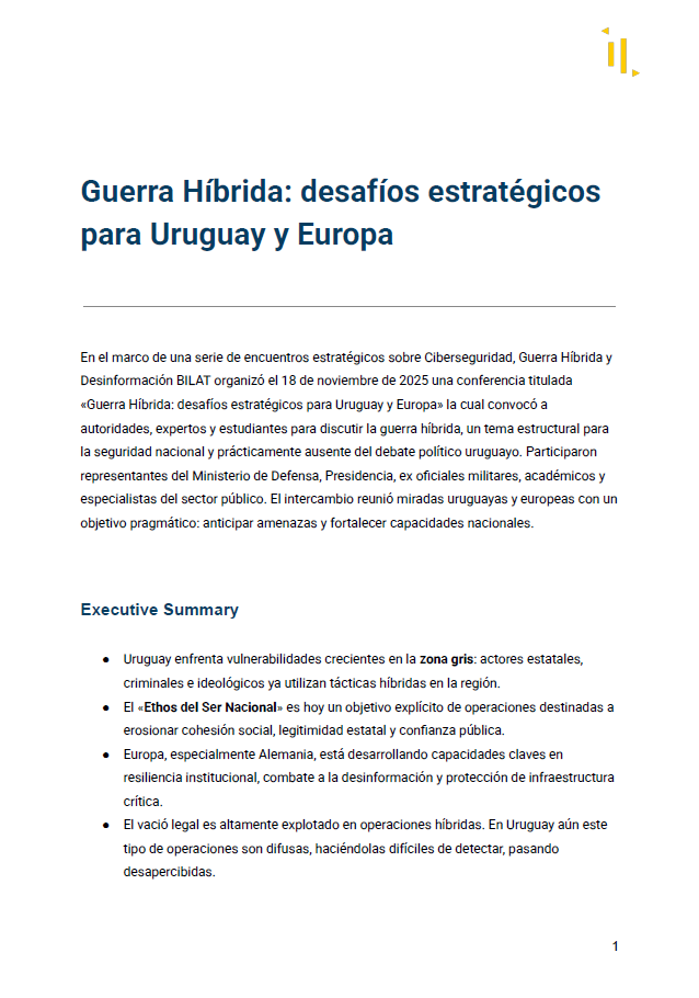 Bilat Debrief 1/2025