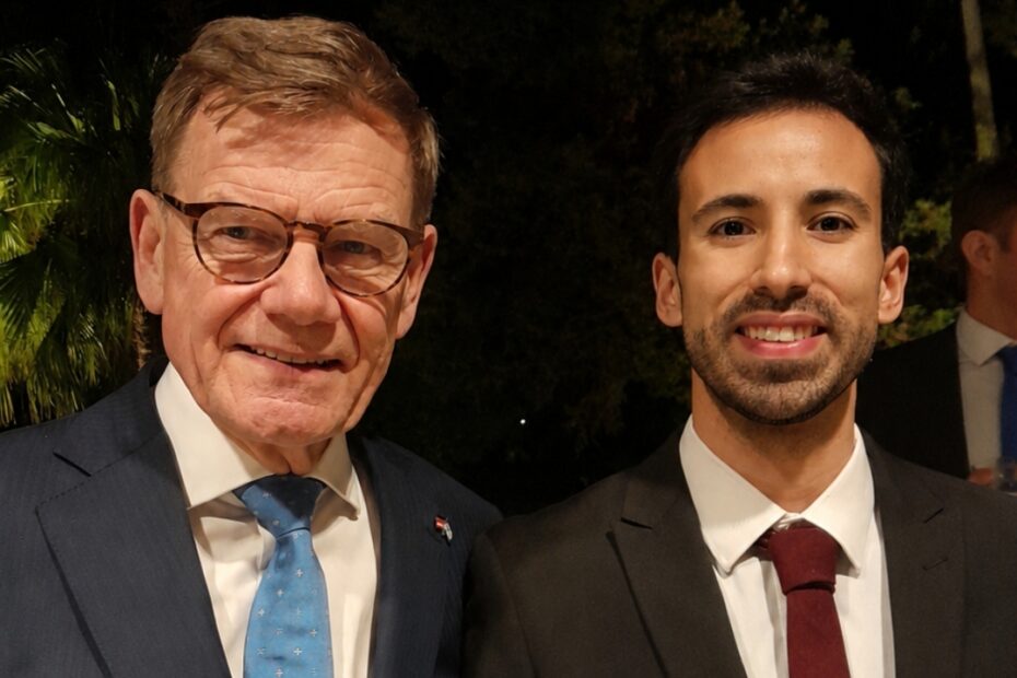 Bundesaußenminister Johann Wadephul neben Nahuel Gonzalez Frugoni, Co-Leiter von BILAT. Quelle: BILAT
