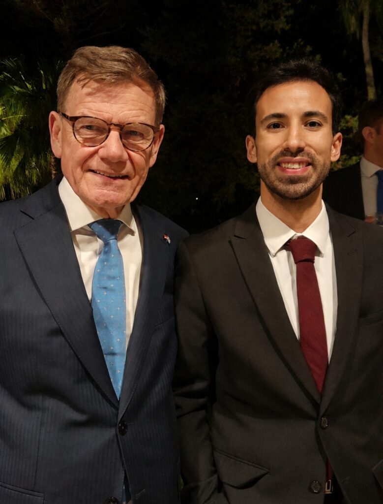 Bundesaußenminister Johann Wadephul neben Nahuel Gonzalez Frugoni, Co-Leiter von BILAT. Quelle: BILAT